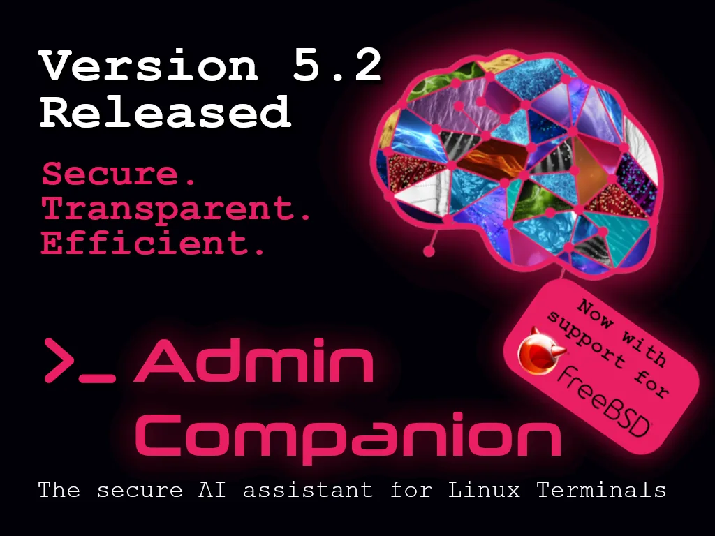 Admin Companion v5.2 veröffentlicht - Jetzt mit Support für FreeBSD