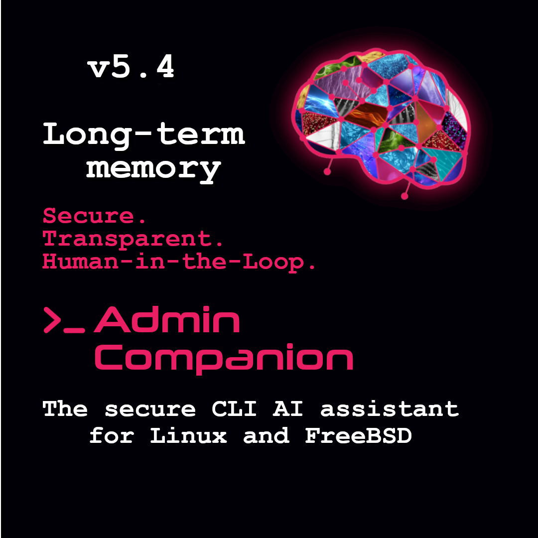 Admin Companion v5.4: Langzeitgedächtnis für Linux- und FreeBSD-Administration